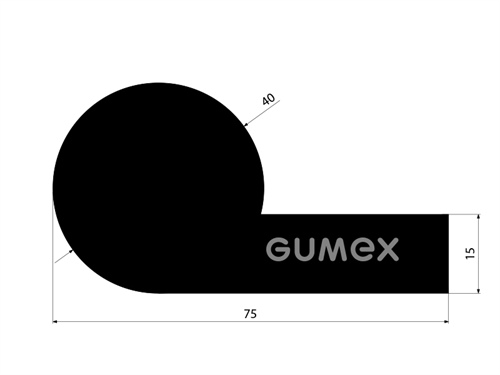 GUMMIPROFILE P-FORM - EPDM